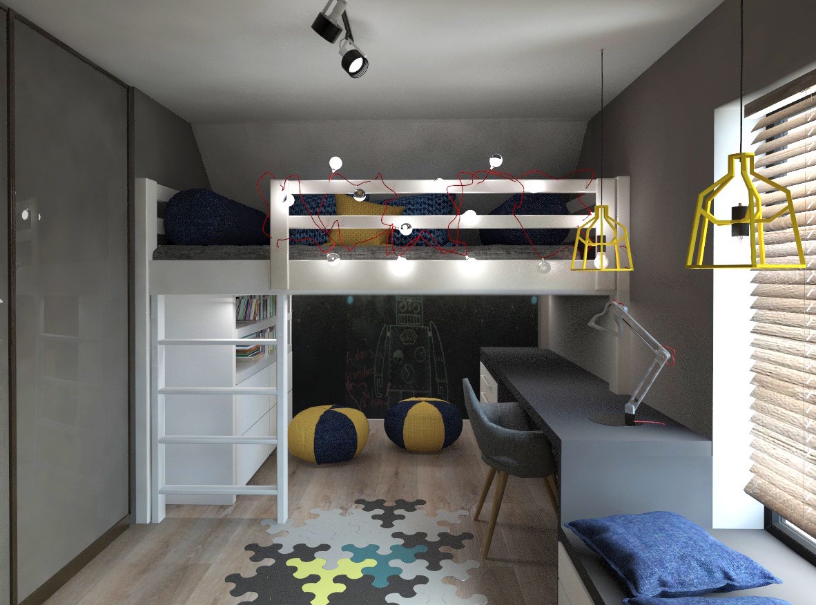 loft bed interior design