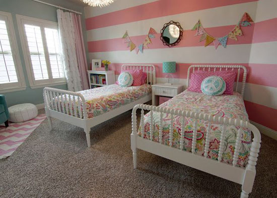 two girls bedroom