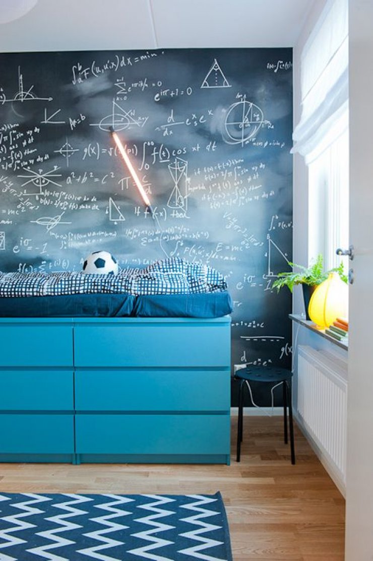 kids bed on Ikea Malm dressers