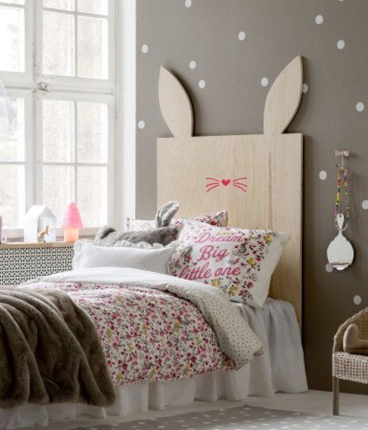 kids bed with headboard