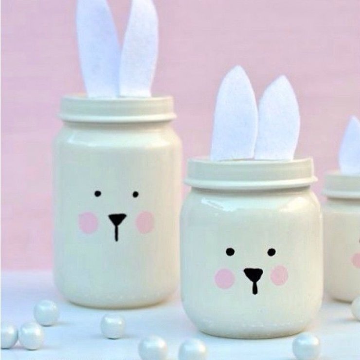 Easer bunny jars