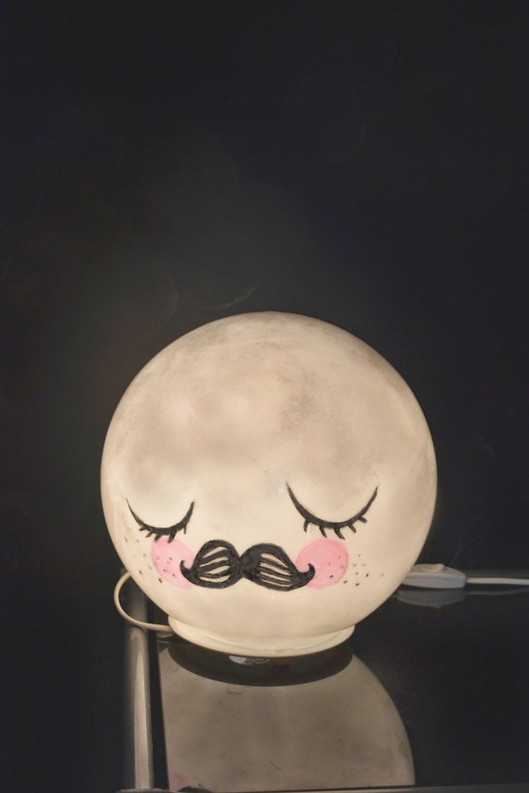 Ikea Fado lamp hacked in Mr. Moon