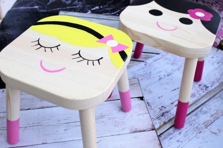 mommo design: IKEA STOOLS HACKS