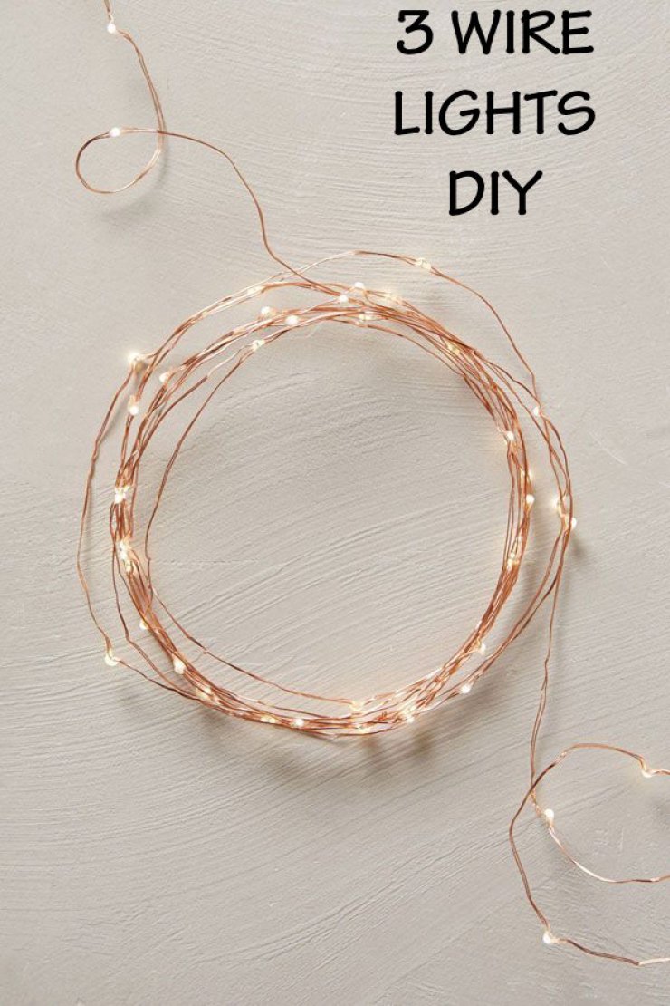 mommo design: WIRE LIGHTS XMAS CRAFTS