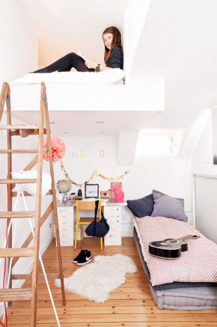 floor bed for teens