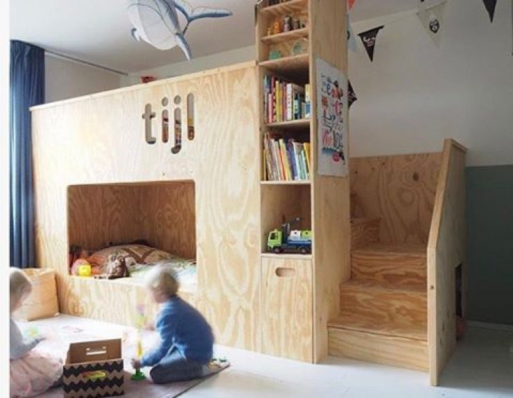 plywood bunk bed design