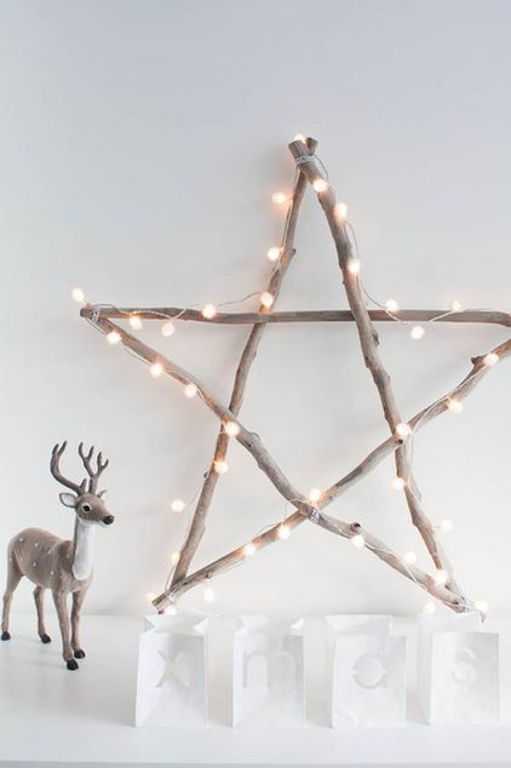 diy twig star for christmas