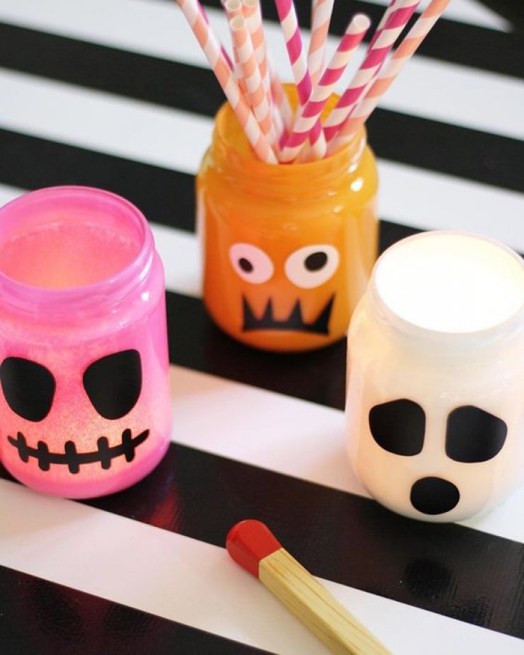 halloween diy projects monster jars