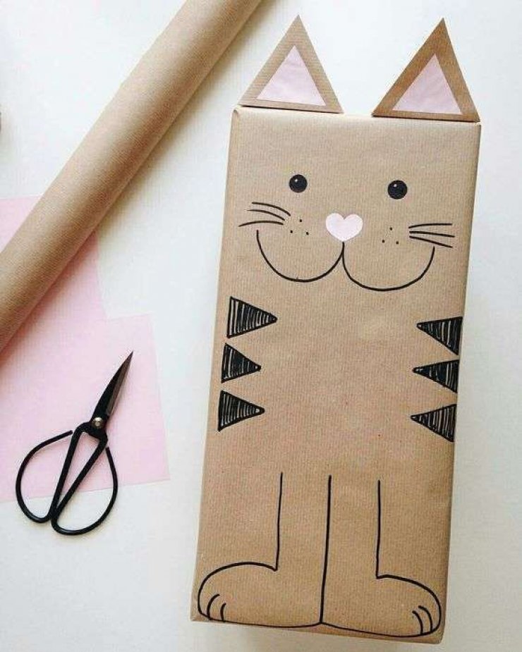 mommo design: CUTE KIDS GIFT WRAPPING IDEAS