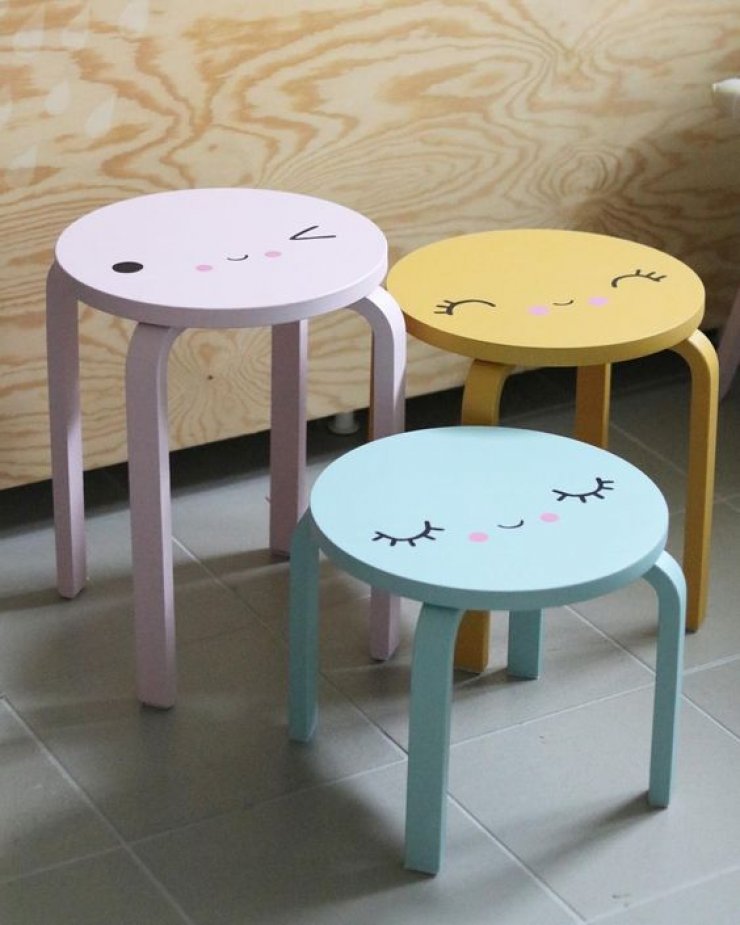 mommo design: IKEA STOOLS HACKS