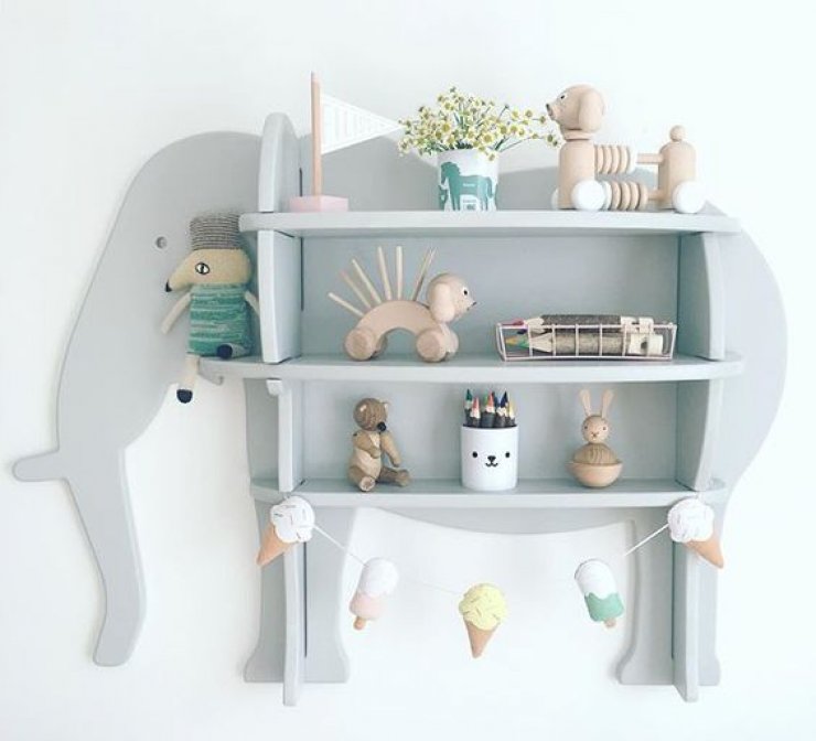 Animal Shaped Shelves Mommo Design