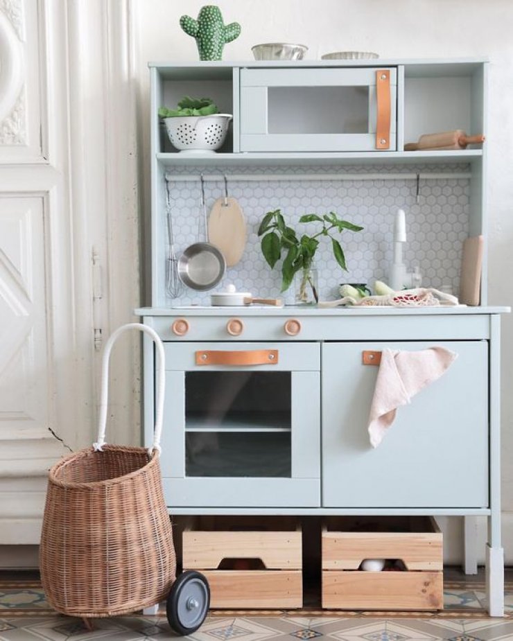 ikea toddler kitchen hack