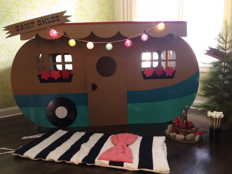 DIY Cardboard camper
