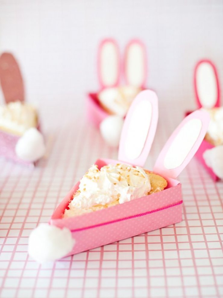 Easter bunny pie box