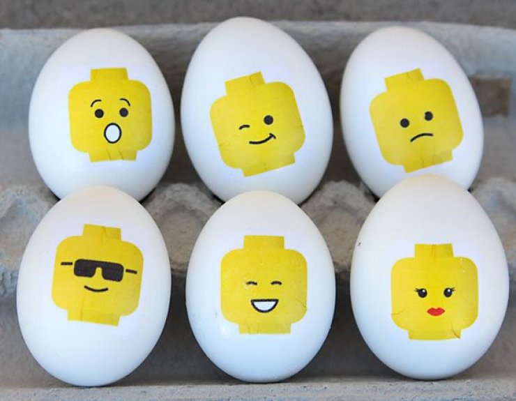 diy Lego easter eggs