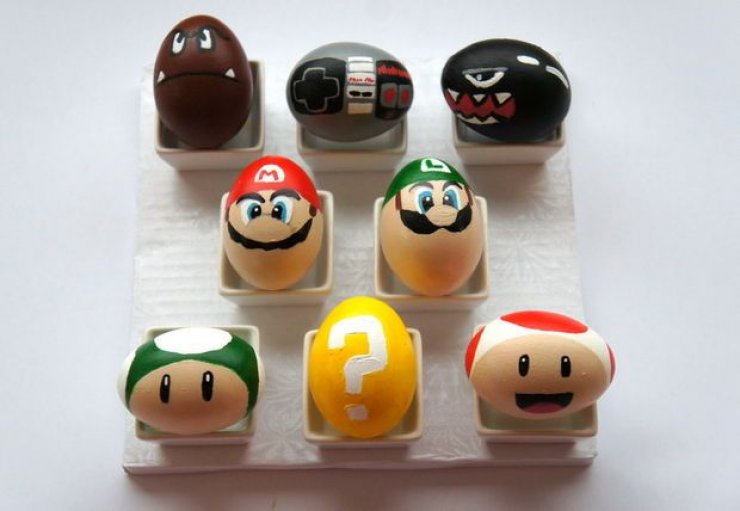 diy Super Mario Easter eggs