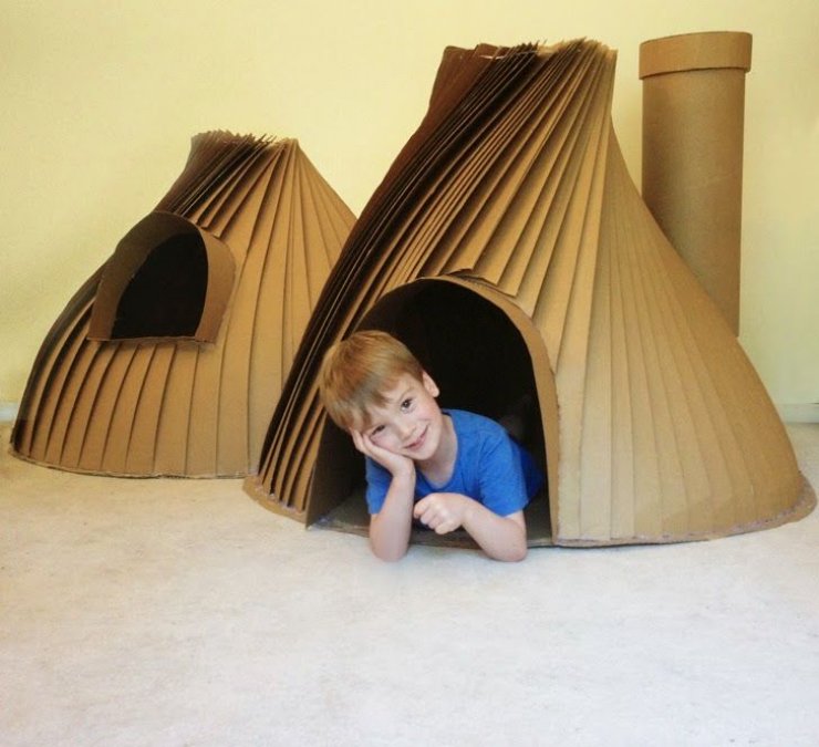 mommo design: PLAYING WITH CARDBOARD