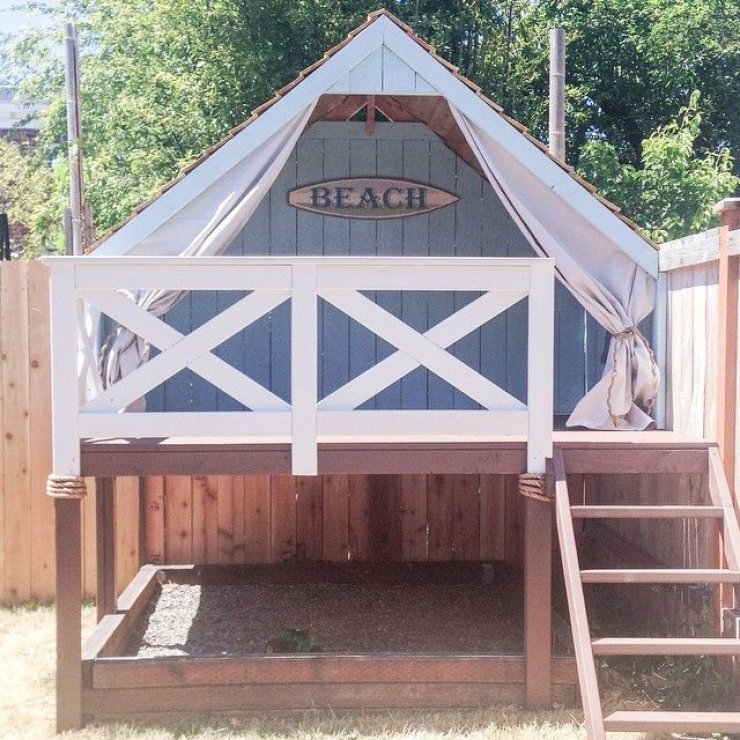 mommo design: OUTDOOR PLAYHOUSES