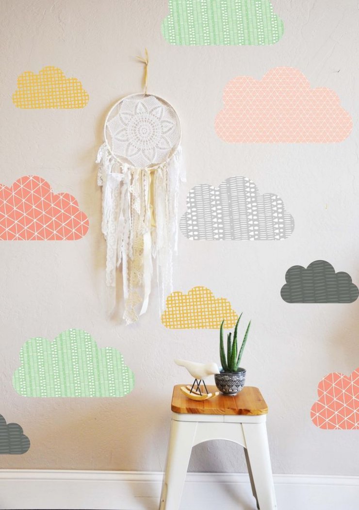 mommo design: 8 DIY WALLPAPER IDEAS