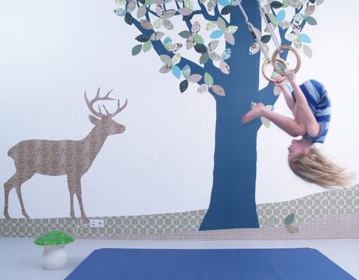 mommo design: 8 DIY WALLPAPER IDEAS