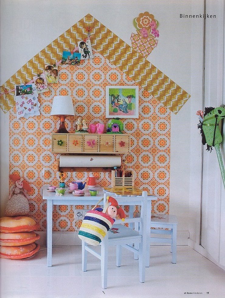 mommo design: 8 DIY WALLPAPER IDEAS