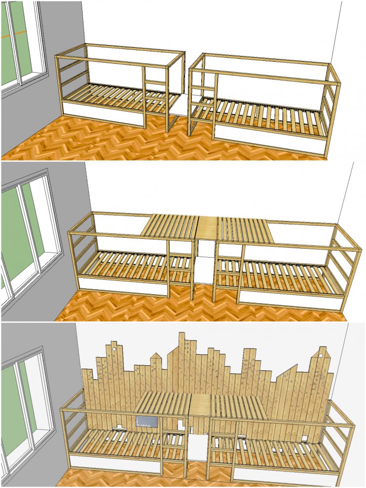 mommo design:IKEA KURA HACK