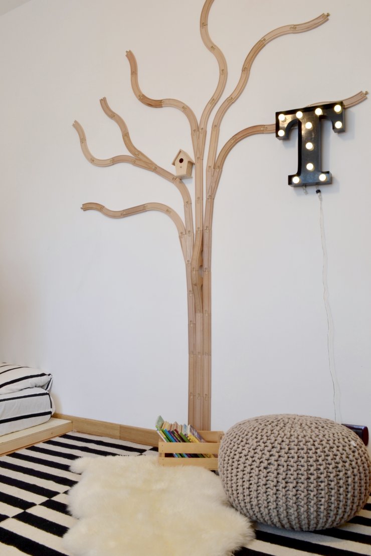 mommo design: TREES IN KID'S ROOM