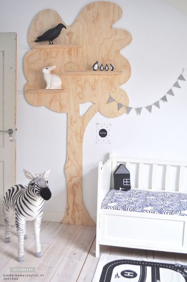 mommo design: PLYWOOD IN KIDS ROOM